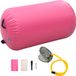 Tapis de gymnastique avec pompe gonflable 100x60 cm PVC rose