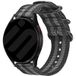 Strap-it Oppo Bracelet nylon avec boucle Oppo Watch X (noir/gris)
