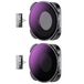 NEEWER Variabele ND4-32 en ND64-512 filterset, 2-5 en 6-9 stops grijsfilter, accessoires, optisch HD-glas, slank frame, compatibel met GoPro Hero 9 10 11 12 Go Pro 13 Black, geen X-patroon