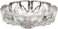 HOME DECO FACTORY Vintage Zware Glazen Asbak Indoor & Outdoor 13 cm Transparant