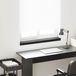 Raamsokkel Noir avec grain de bois 80 x 10 x 4,5 cm PVC