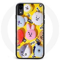 Maniacase Hoesje voor iPhone XS BTS Bangtan Sonyeondan BT21 Tata Chimmy Cooky Rj Shooky Koya Mang Et