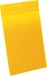 DURABLE magnetische identificatietas, geel/transparant, A4, staand, 10 stuks
