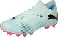 PUMA FUTURE 7 MATCH FG/AG Heren Sportschoenen - Wit/Zwart/Roze - Maat 46