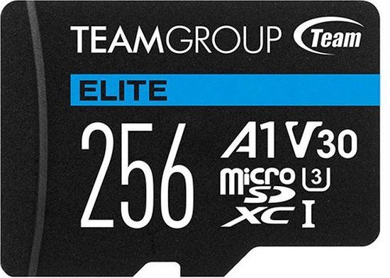 Team Group ELITE 256 GB MicroSDXC UHS-I A1 Memory Card