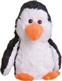 WellieBellies Magnetronknuffel Pinguïn - Zwart/Wit - 28 cm
