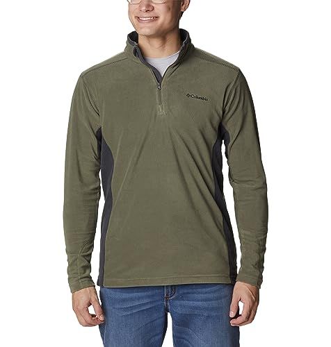 Columbia Klamath Range™ II Half Zip Heren Outdoortrui - Stone Green, Shark