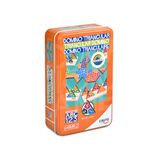 Cayro Driehoekige domino, strategie- en puntspel, driehoekige speelstenen met 3 speelopties, familieplezier, bevordert logisch denken, 2-4 spelers