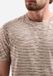 No Excess Gestreepte T-shirt met ronde hals en korte mouwen