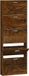 vidaXL Schoenenkast 59x17x169 cm bewerkt hout gerookt eikenkleurig