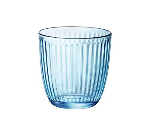 Bormioli Rocco & Figlio - Line waterglas, kleur blauw, BOR1239, 6 stuks