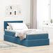 Maison Exclusive - Lit de rangement bleu foncé 90 x 190 cm velours