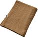 Gaïa Drap de bain - L'Effet Papillon - 90 x 150 cm - Gaze de coton - Camel uni