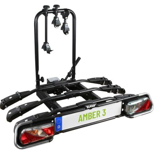 EUFAB 11555 fietsendrager Amber III, zwart, ca. 102 x 74 x 72 cm