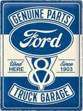 Nostalgic Art Merchandising Wandbord Special Edition - Ford - Genuine Parts V8 Truck Garage