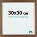 Your Decoration - Cadre photo 30x30 cm - MDF - Décor cuivre - Mura