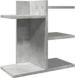 vidaXL Bureau organiser 42x21,5x42 cm bewerkt hout betongrijs