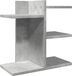 vidaXL Bureau organiser 42x21,5x42 cm bewerkt hout betongrijs