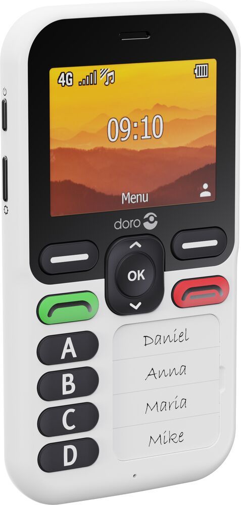 Doro Leva X10 - Seniorentelefoon - 2.4" - 4G - Zwart/Wit