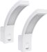 Maclean Wandlamp set van 2 stuks - LED-lamp met infrarood bewegingssensor MCE244 met ACU 850lm 10W IP54 - Wit
