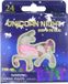 Henbrandt Glow in the dark stickers – Eenhoorn - Unicorn – 24 stuks - 5 cm