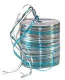 Cadeaulint Pearl Cadeaulint Raphia multi rol turquoise/grijs 50 m