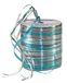 Cadeaulint Pearl Cadeaulint Raphia multi rol turquoise/grijs 50 m