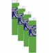 Haza Papier crêpé feuilles plates - 4x - néon vert - 250 x 50 cm