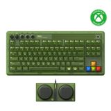 8Bitdo Mechanical Keyboard - Xbox Edition Gamen USB + RF Wireless + Bluetooth QWERTY Engels Groen