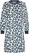 Pastunette - Nachthemd - Nordic Bloom - Velours Fleece - Ecru/Blauw - Maat 42