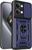 Techsuit Hoesje geschikt voor Xiaomi Poco X8 Pro Max - Camshield Back Cover - Blauw