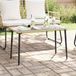 vidaXL Tuintafel, Naturel, 80 x 40 x 45 cm, Polyrattan
