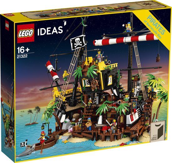 LEGO Ideas 21322 Piraten van Barracuda Baai - Kunststof - 5702016819601