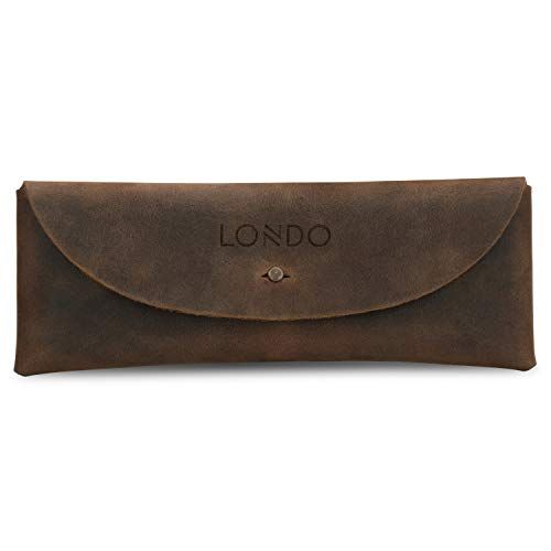 Londo Retro Leather Case with Click Closure (Mink)