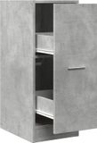 vidaXL Apothekerskast 30x41x77,5 cm bewerkt hout betongrijs