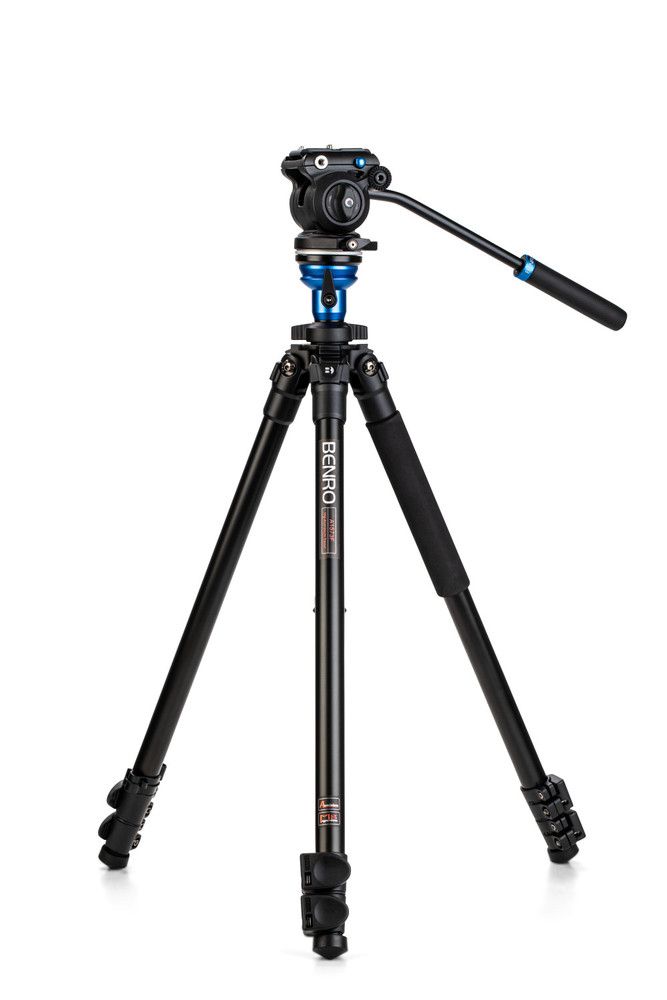 Benro A1573FS2PRO Video Statief Kit - Blauw Zwart