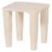 WOOOD Vion Basse Table d'appoint - Papier Mâché - Blanc cassé - 40x40x40