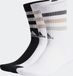 adidas Sportswear Bold 3-Stripes Cushioned Sokken 3 Pairs - Unisex - Wit - 22-24