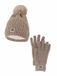 Heatkeeper Dames Winter Thermo Set - Muts + Handschoenen - Beige - One Size