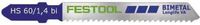 Festool Decoupeerzaagblad HS 60/1,4 BI VA/5 (5 stuks)
