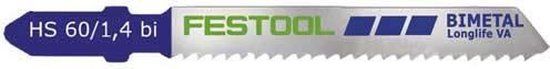 Festool Decoupeerzaagblad HS 60/1,4 BI VA/5 (5 stuks)