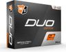 Wilson Staff DUO Soft+ Optix Balle de golf - Orange mat - 12 pièces