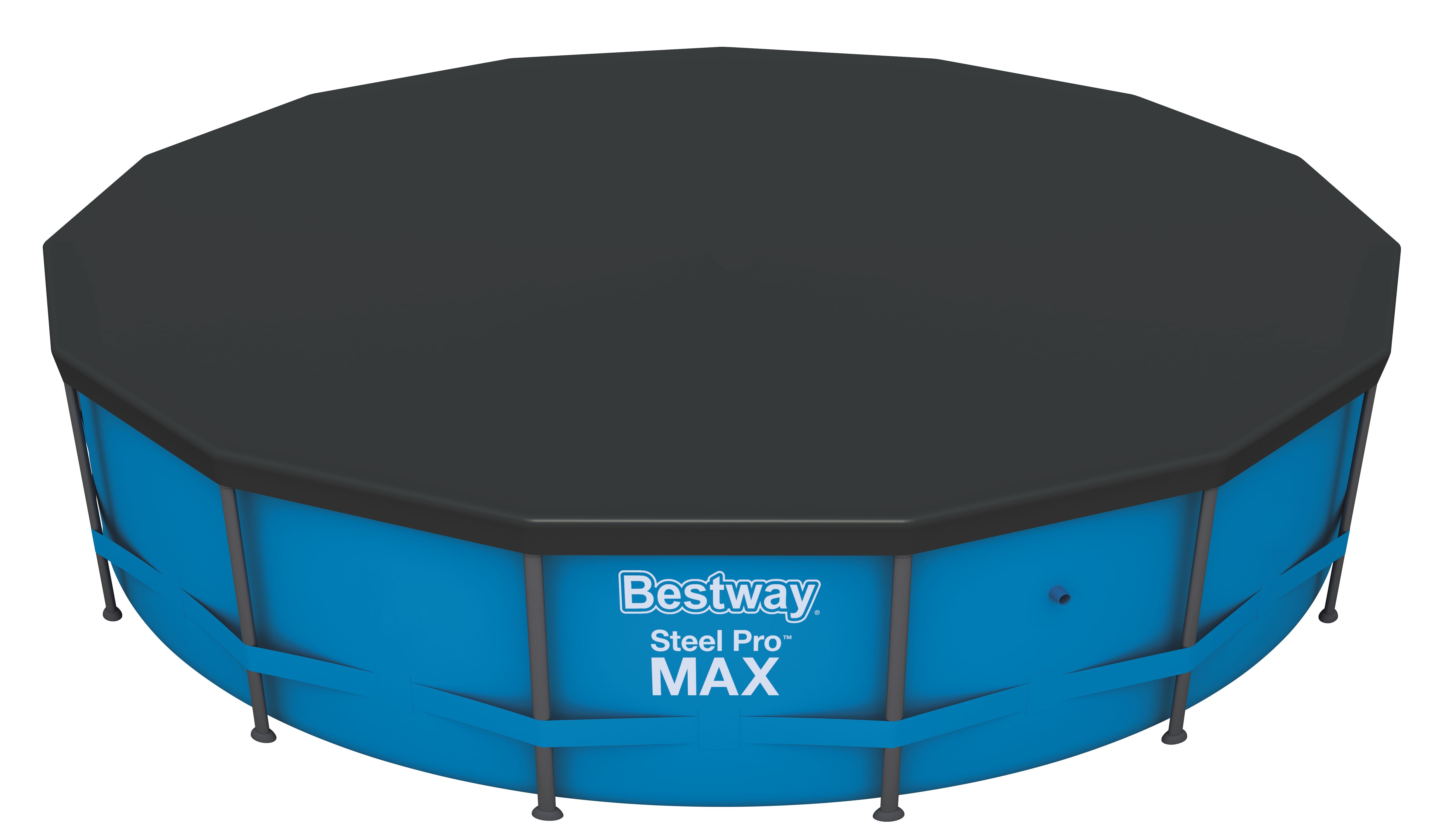 Bestway Flowclear Zwembad Cover Rond 457/460 - Blauw
