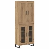 vidaXL Highboard Artisan Eiken 69,5 x 34 x 180 cm