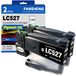 Brother Cartouches d'encre pour Brother LC527, 2 cartouches noires, multipack