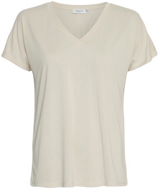 MSCH Copenhagen Mschfenya Modal V Neck Tee Zand XS/S
