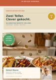 ZWEI TELLER. CLEVER GEKOCHT.: 66 köstliche Gerichte für zwei satt für höchstens 6 Euro