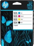 HP 934/935 Inktpatronen, 4-pack, zwart, cyaan, magenta, geel, origineel, 10 ml, geschikt voor OfficeJet Pro 6200