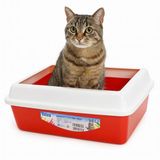 Nobleza Open Kattenbak - Rood