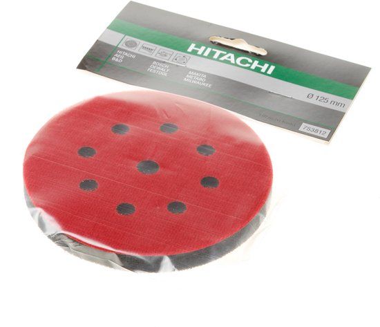 Hikoki Accessoires Hikoki Tussenschijf D.125 mm met 8 gaten Velcro